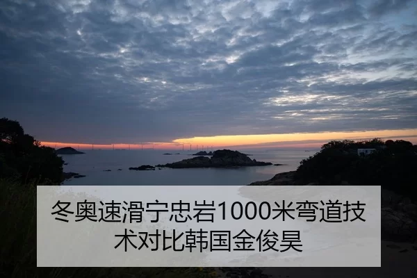 冬奥速滑宁忠岩1000米弯道技术对比韩国金俊昊